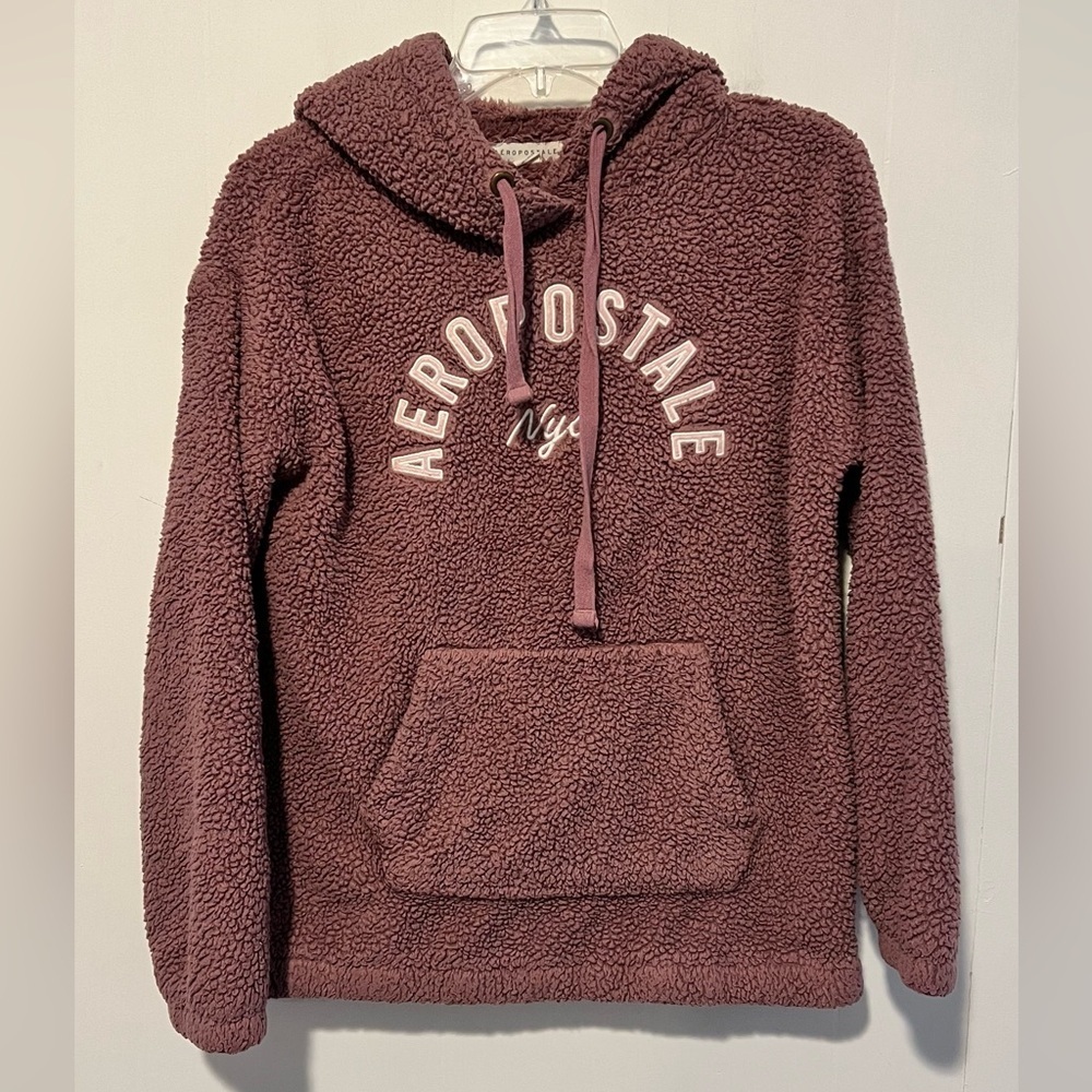 Aeropostale NYC Small Fluffy Hoodie HU